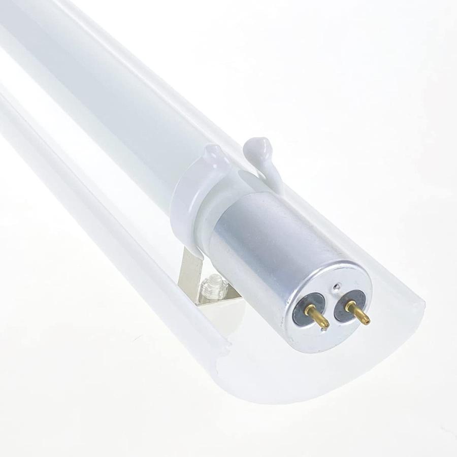 直管蛍光灯20形用防眩カバー 長さ58cm ポリカーボネート製 2本セット