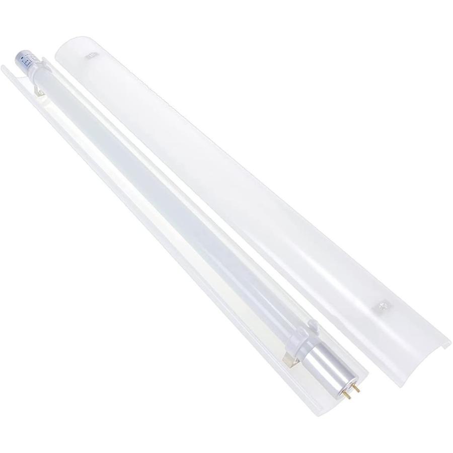 直管蛍光灯20形用防眩カバー 長さ58cm ポリカーボネート製 2本セット