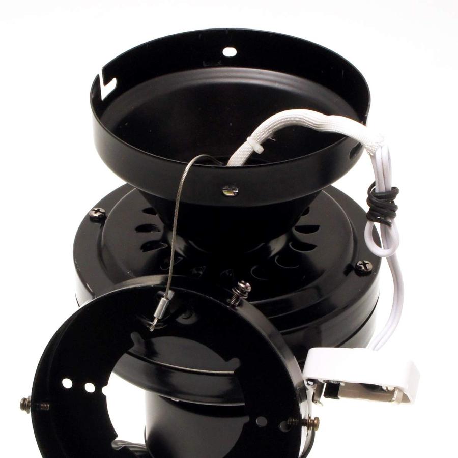 シーリングファンライト 5枚羽根 リバーシブル E26ソケットx3灯 白