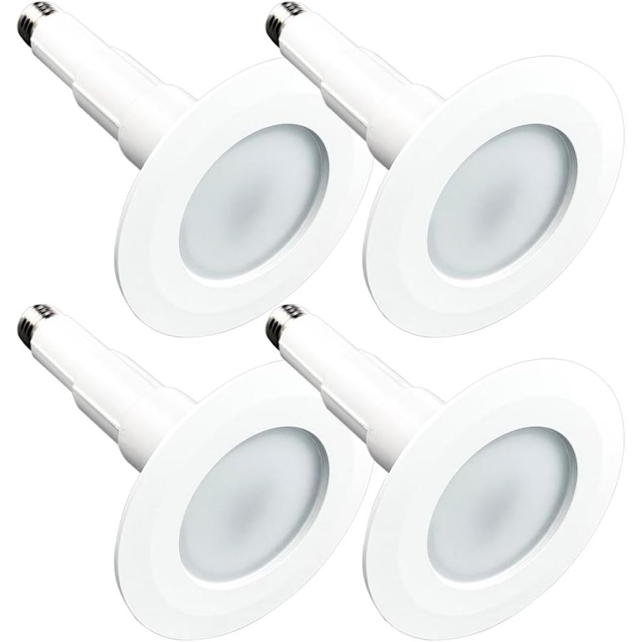 ダウンライト用伸縮式 LEDフラット電球 ダウンライト器具の内径80