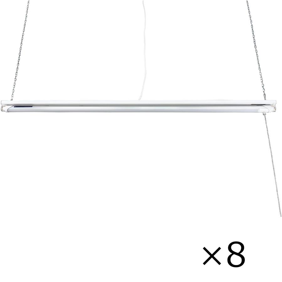 プルスイッチ付き直管LED蛍光灯 40形 120cm 昼光色 18W 2200lm 吊下げ
