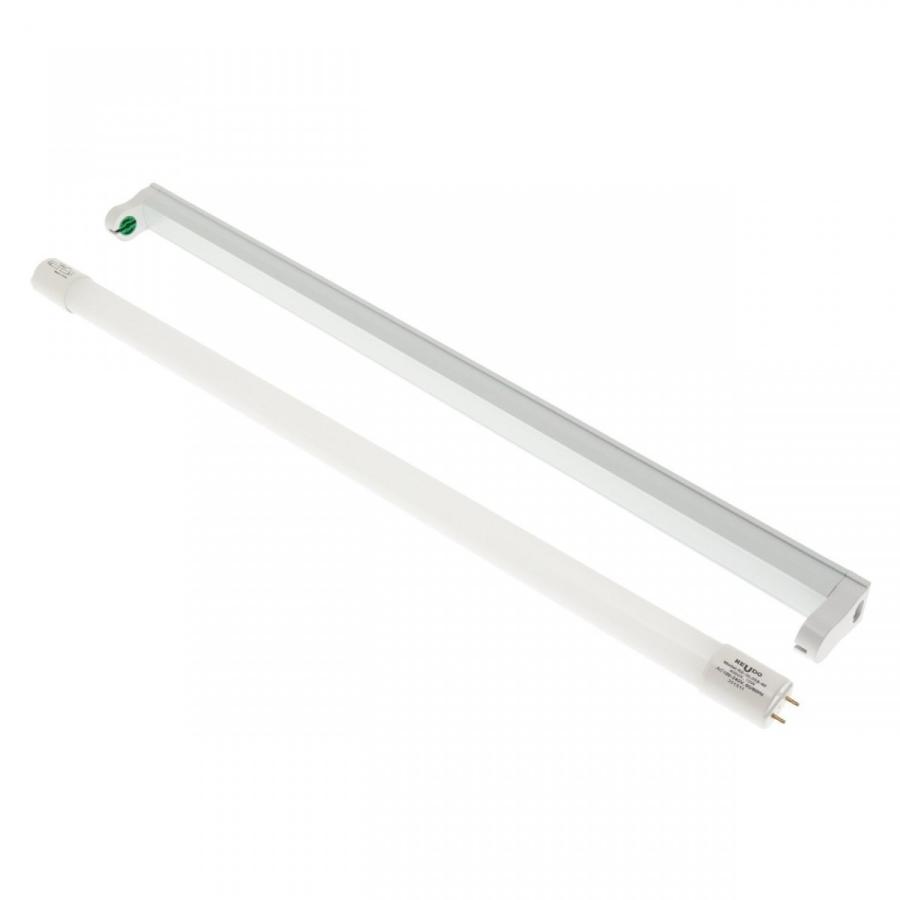 LED蛍光灯専用トラフ器具20形 + LED蛍光灯セット ACコンセントに差込む