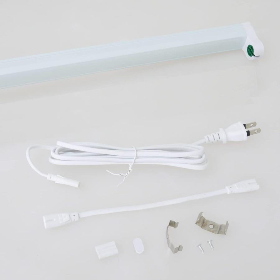 LED蛍光灯専用トラフ器具40形 ACコンセントに差込む電源コード付 配線