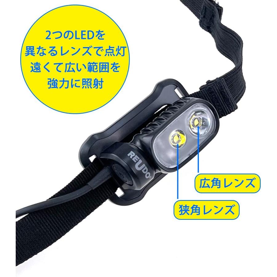 LED ランニングライト3 軽量 ウエストベルト デュアルLED 単四電池3本