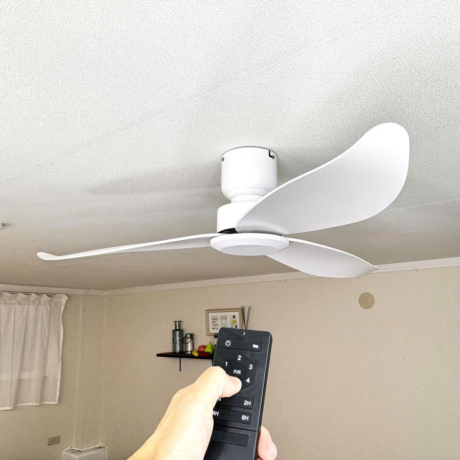 静音DCモーター シーリングファン 回転直径110cm 高さ22cm 3枚 静音DCモーター シーリングファン 回転直径110cm 高さ22cm 3枚