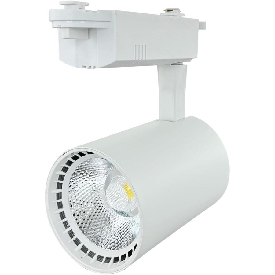 ダクトレールLEDスポットライト 昼白色18W 1700lm 昼白色 AC100V 50/60Hz対応 商業用スペースでの使用前提 ダクトレール取付の業務用スポットライト | リュウド