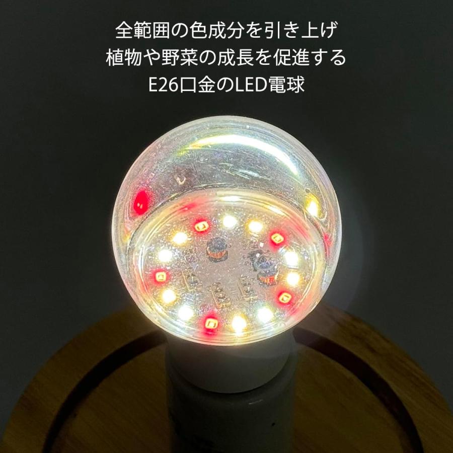リュウド（REUDO） 植物用LED電球 E26 フルスペクトラム 野菜や植物の
