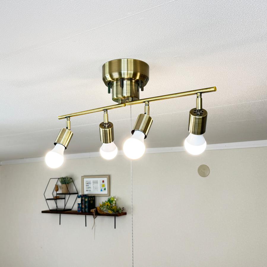 リュウド（REUDO） スポットライト 4灯 E26口金 引っ掛けシーリング