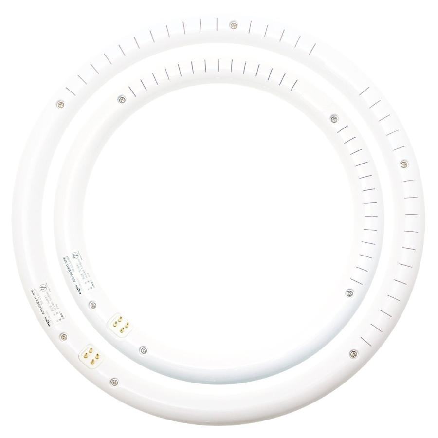 丸形LED蛍光灯 FCL 32形 + 40形 セット 昼白色 5000K 合計4700lm 37W