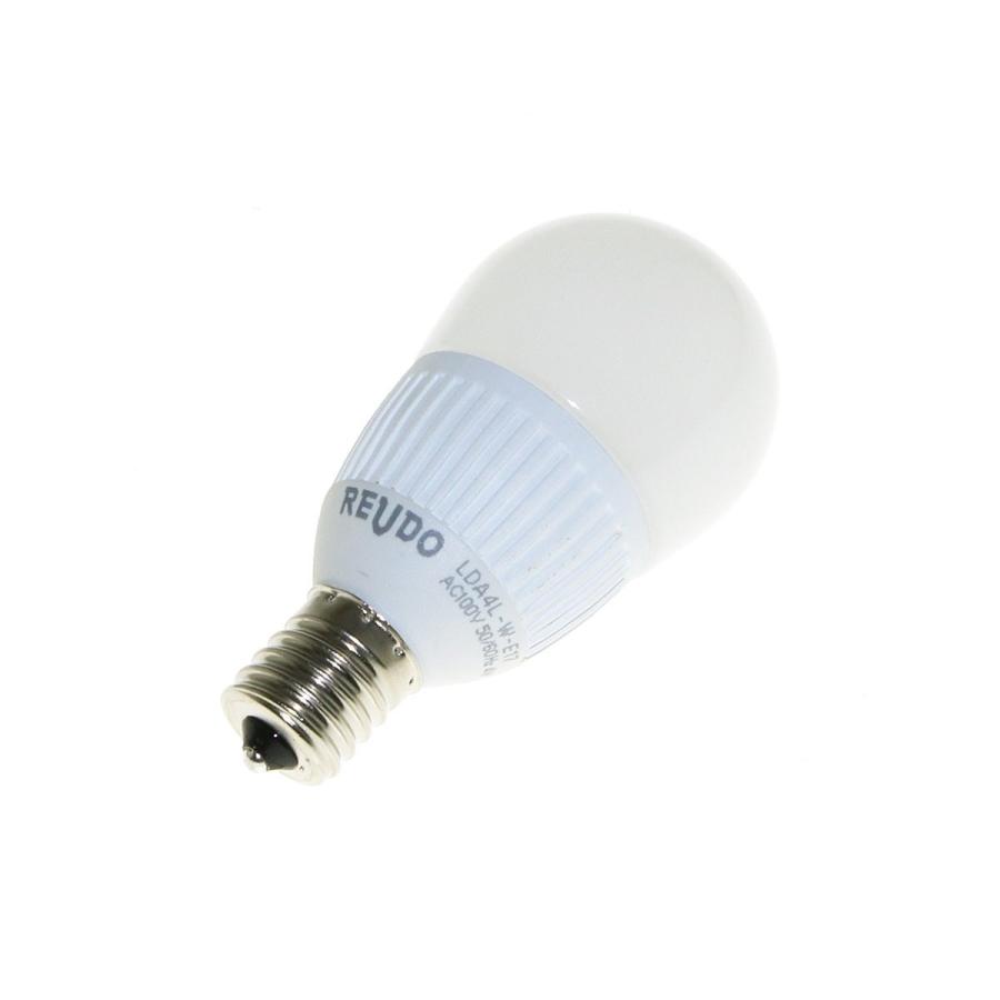 LED電球 E17口金 電球色 消費電力4W 小形電球25W形相当の明るさ 全光束