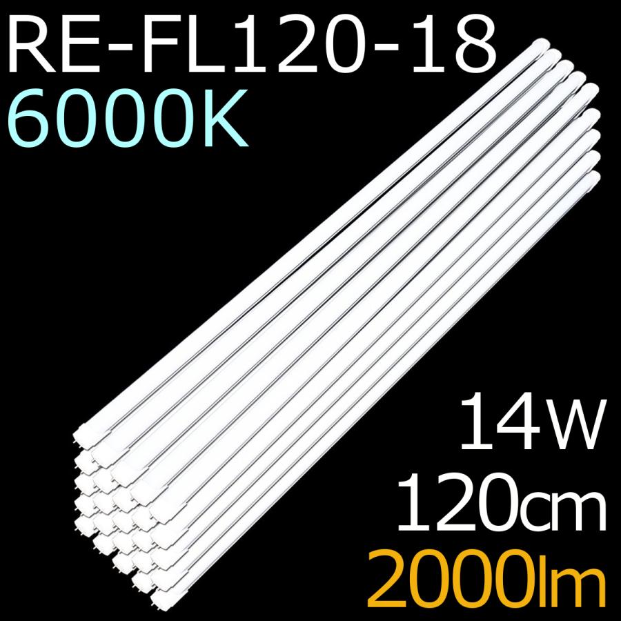 LED蛍光灯 40形 120cm ReUdo 直管形 昼光色 6000K 14W 2000ルーメン