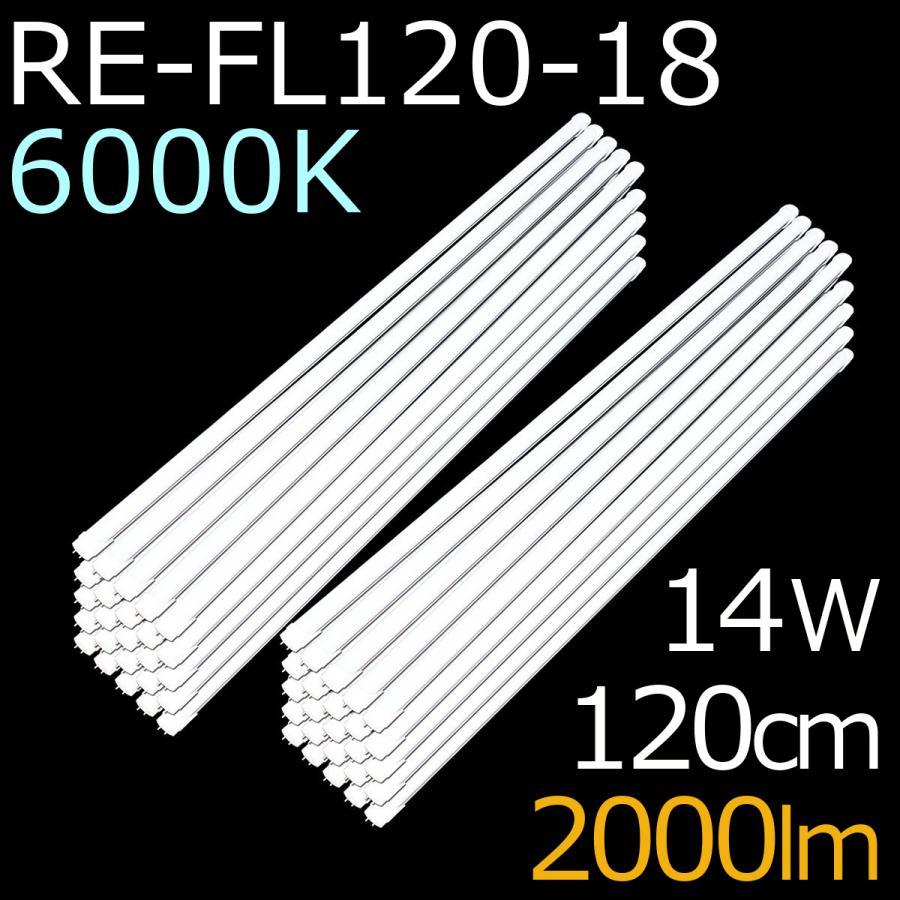 LED蛍光灯 40形 120cm ReUdo 直管形 昼光色 6000K 14W 2000ルーメン