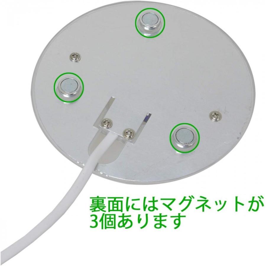 丸形蛍光灯交換用 LEDライトモジュール マグネット式 直径127mm 昼光色