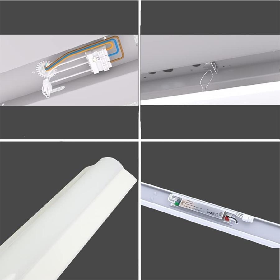 LEDベースライト 逆富士型 L1250xW150xH53 32W 5300lm 1本 : リュウド
