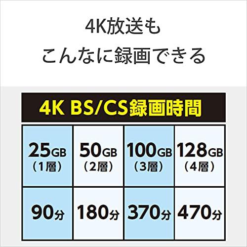 ソニー 日本製 ブルーレイディスク BD-R XL 128GB 1枚あたり地デジ約15時間 1回録画用 1枚入り 4倍速ダビング対応 ケース付属 BNR4VAPJ4 |  | 08
