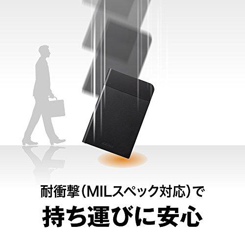 BUFFALO USB3.1Gen1対応 耐衝撃ポータブルHDD 1TBブラック HD-PZF1.0U3-BKA