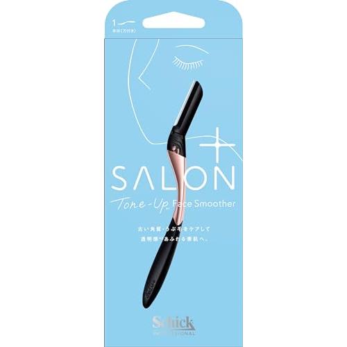 Schickシック シック Schick ハイドロシルク サロンプラス トーンアップ フェイススムーサー ホルダー刃付き ブラック 1個 x 1カミソリ 女性（Yahoo!・リユース店888swings）