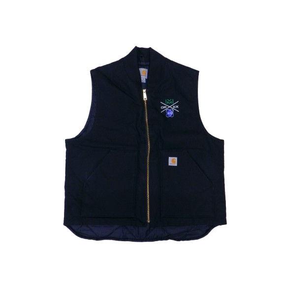 Carhartt ダックベスト メキシコ製　人気ブラック‼️ Carhartt カーハート ダックベスト 裏地キルティング サイズXL