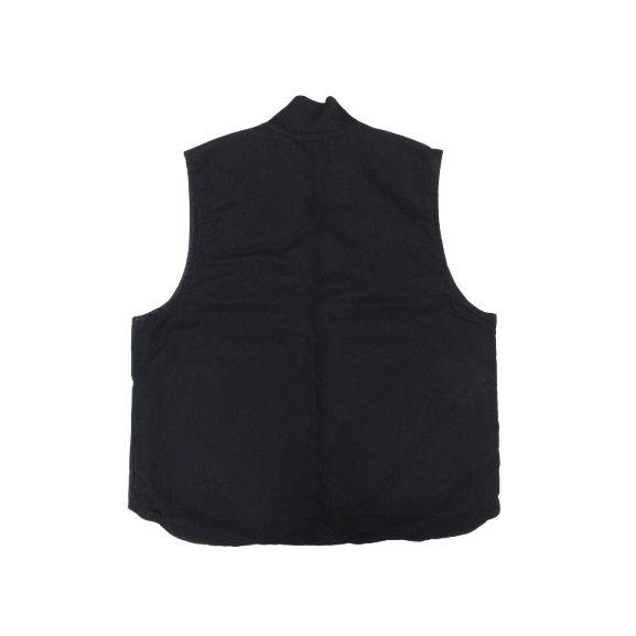 Carhartt ブラック キルティングベスト L ダックベスト　メキシコ製 Carhartt カーハート ダックベスト 裏地キルティング サイズXL