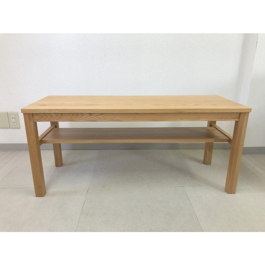 【無印良品/MUJI】ローテーブル（木製/長方形座卓/机/ナチュラル） 無印良品 ローテーブル 座卓 タモ材 ナチュラル シンプル 廃盤