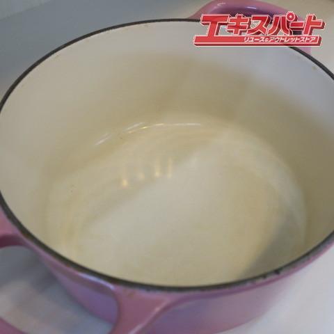 Le Creuset ルクルーゼ 両手鍋 ココット・ロンド 18cm ブーケピンク