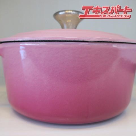 新品】LE CREUSET ル・クルーゼ 18cmブーケピンク Le Creuset