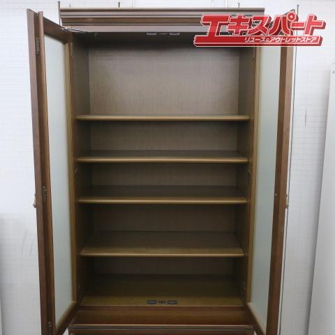 maruni マルニ木工 地中海ロイヤル キャビネット 飾り棚 書棚 カップ 