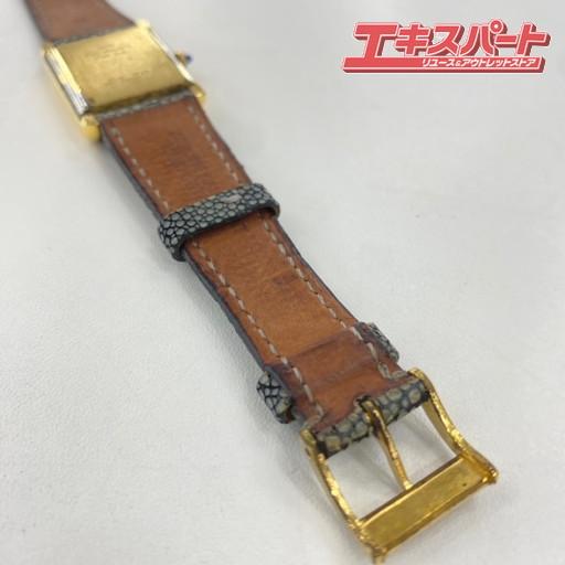 カルティエ プレマストタンク ガルーシャベルト18K レディースウォッチ