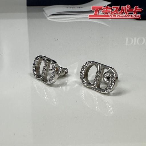 正規品　美品　Dior ピアス　シルバー　両耳　ディオール　箱付き　袋付き 正規品 美品 Dior ピアス シルバー 両耳 ディオール 箱付き 袋付き