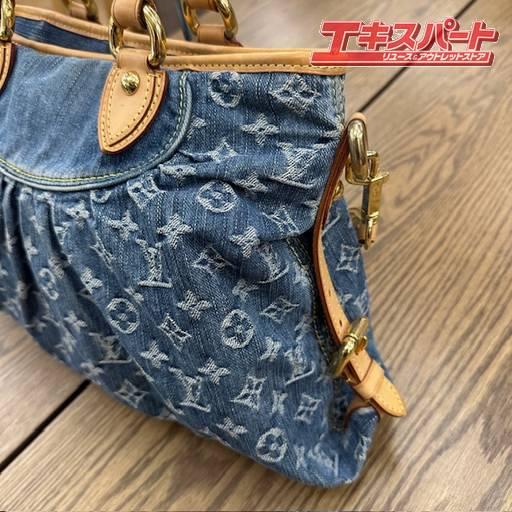 ルイヴィトン モノグラム デニムバッグ ネオカビィ GM M95350 Louis