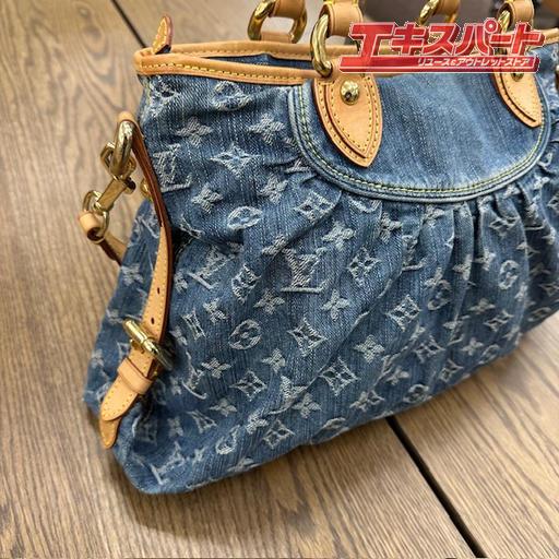 希少LOUIS VUITTON ネオガヴィM95351モノグラムデニム バッグ LOUIS VUITTON】ルイヴィトン『モノグラム デニム ネオ カヴィGM