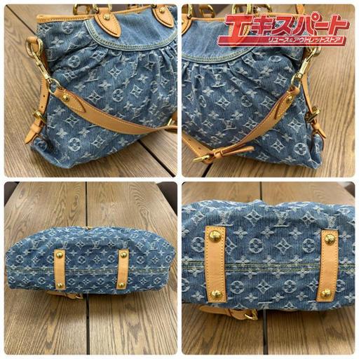 希少LOUIS VUITTON ネオガヴィM95351モノグラムデニム バッグ LOUIS VUITTON】ルイヴィトン『モノグラム デニム ネオ カヴィGM