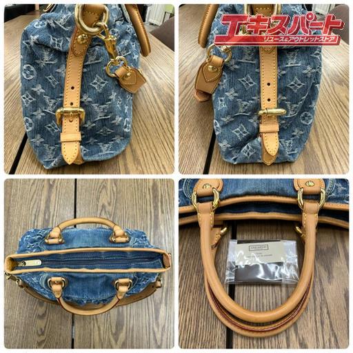 ルイヴィトン モノグラム デニムバッグ ネオカビィ GM M95350 Louis