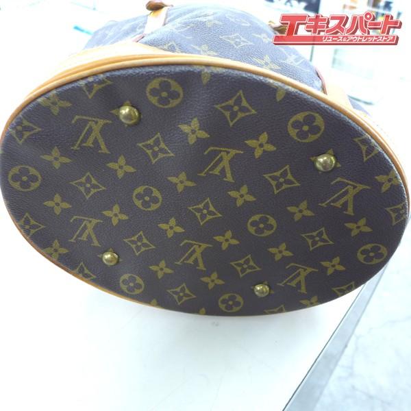 中古品 Louis Vuitton ルイヴィトン モノグラム バケットGM M42236