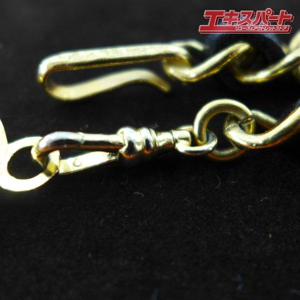 中古品 ヴィンテージ シャネル CHANEL レザー チェーンベルト ゴールド 公田店_6