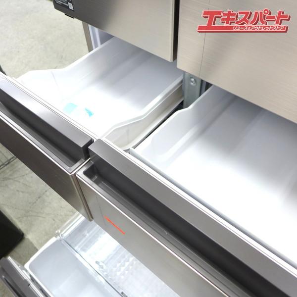 展示未使用品 直接引き取り限定 日立 6ドア冷蔵庫 617L R-HWC62T 2024