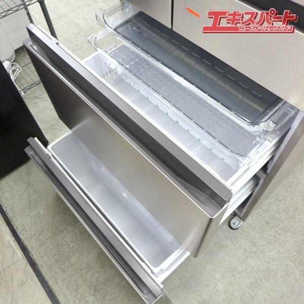 アウトレット展示未使用品　617L 6ドア冷蔵庫　日立　R-HWC62T　2024年製 　公田店 展示未使用品 直接引き取り限定 日立 6ドア冷蔵庫 617L R-HWC62T 2024