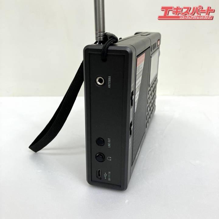 短波 ラジオ TECSUN テックサン ポータブルラジオ PL-990X 革製ケース 