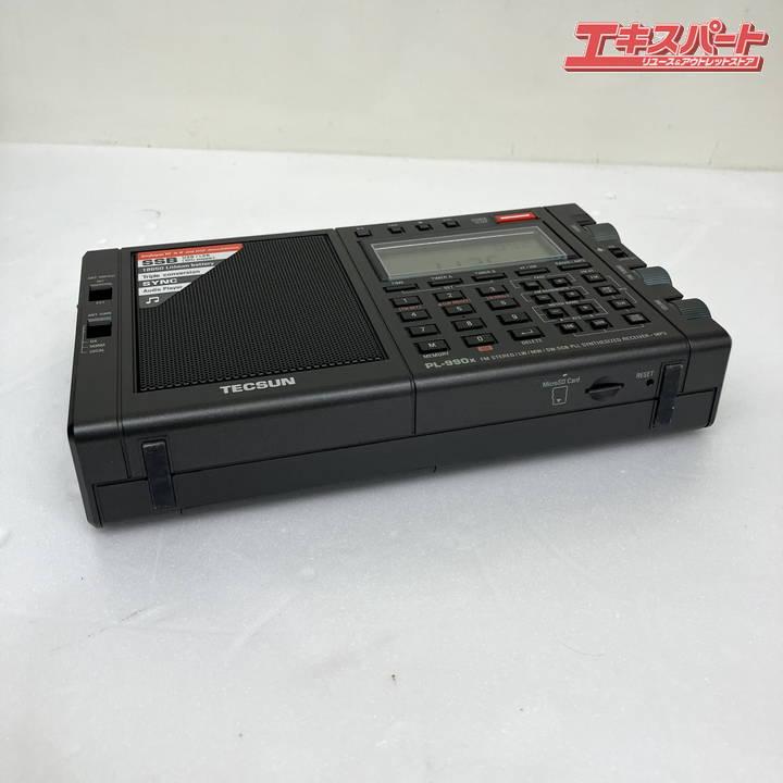短波 ラジオ TECSUN テックサン ポータブルラジオ PL-990X 革製ケース