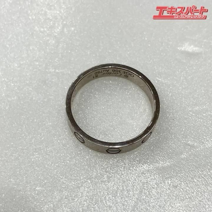 カルティエ ミニラブリング Au750 ホワイトゴールド 12号 Cartier カルティエ ミニラブリング 12号 ホワイトゴールド K18