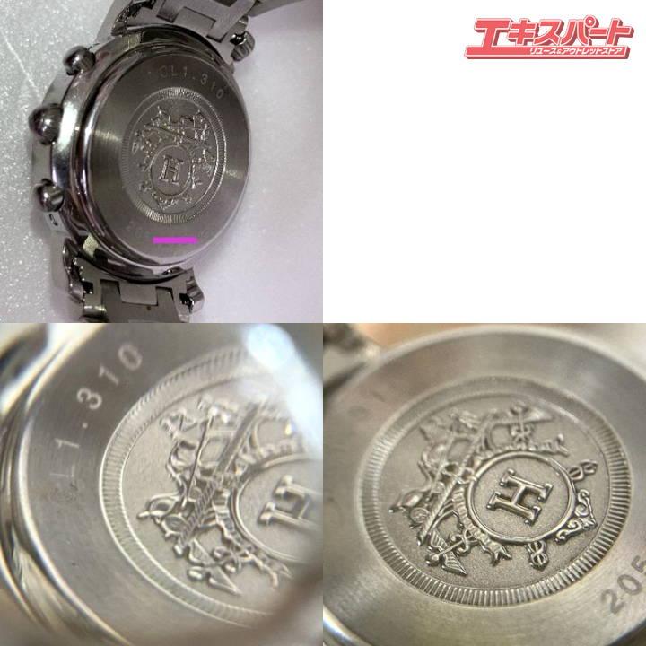 HERMES エルメス クリッパー クロノグラフ CL1.310 クォーツ HERMES エルメス クリッパー クロノグラフ CL1.310 クォーツ