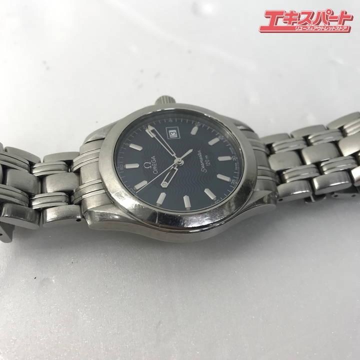 オメガの「シーマスター 120m」（Seamaster 120m） OMEGA オメガ Seamaster シーマスター 120m クオーツ/シルバー/青盤