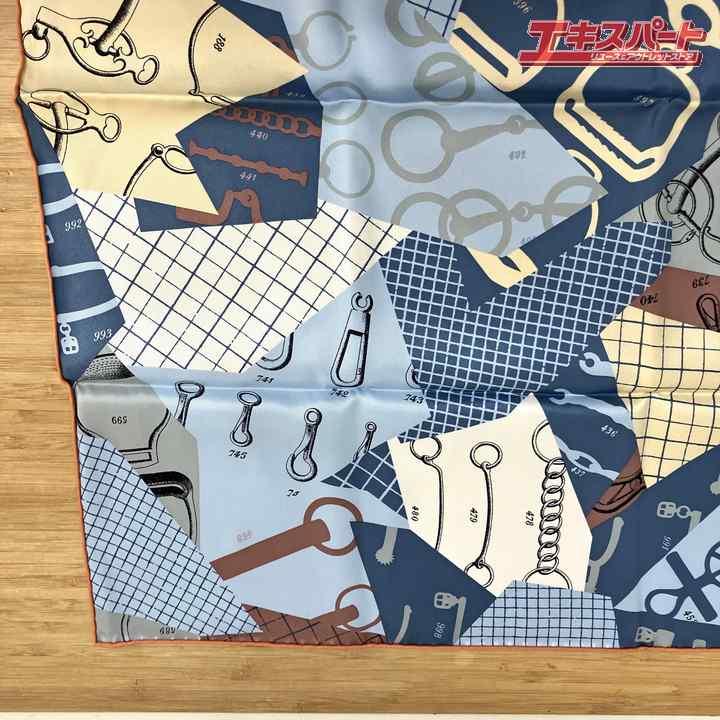 未使用タグ付き】 エルメス HERMES スカーフ カレ70 プティパピエ 23SS