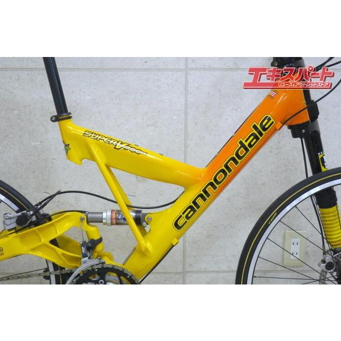 自転車 Cannondale SUPER V700 SX Deore XT M750 3×9s LEFTY 2000年