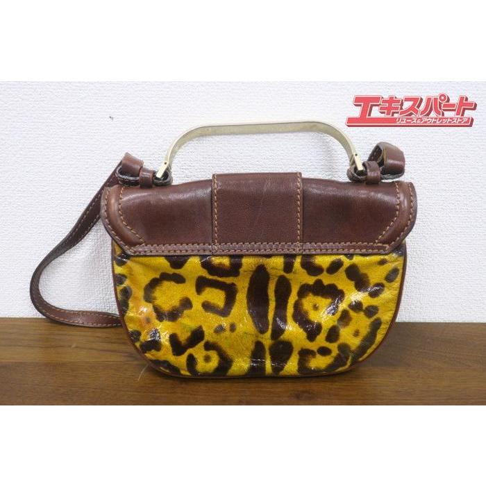 タグ付☆未使用級】DOLCE&GABBANA ショルダーバッグ ヒョウ 総柄