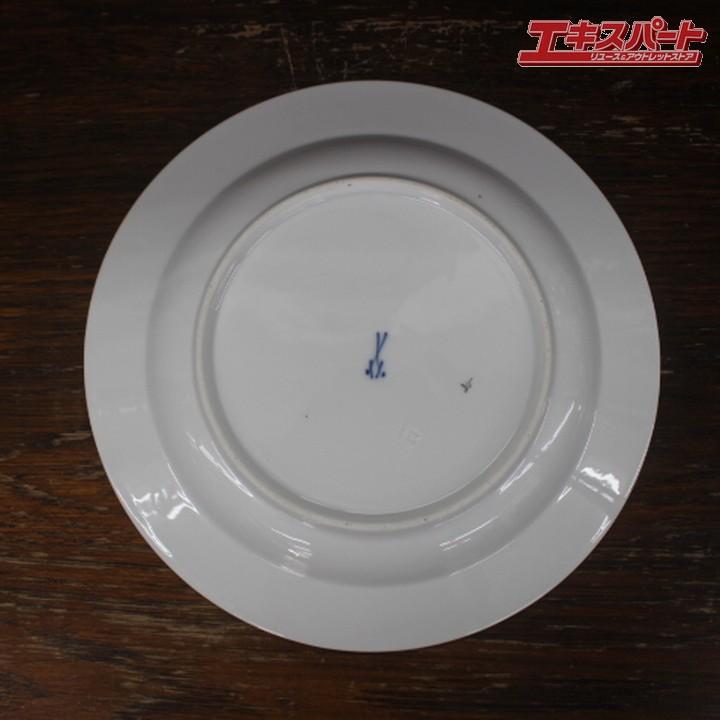 アンティークマイセン 1850年-1924年 マイセン ボタン剣 ピンクローズ