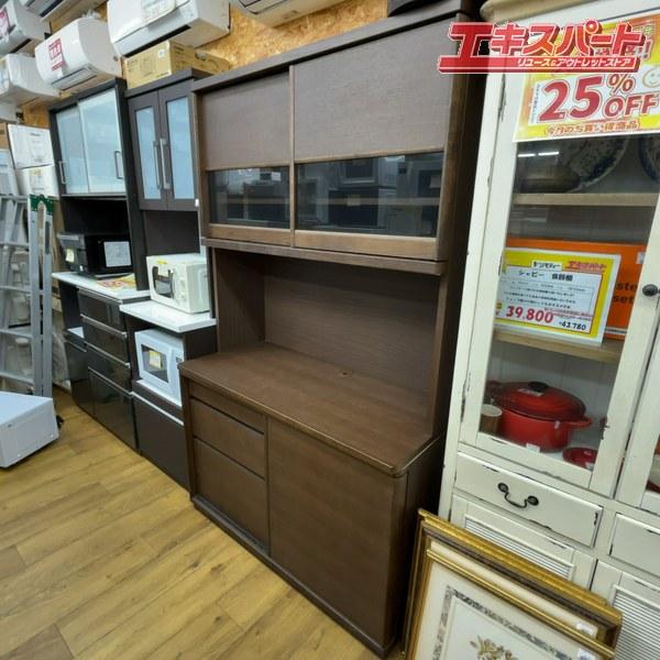 karimoku カリモク 家電収納棚 レンジボード オーク材 辻堂店
