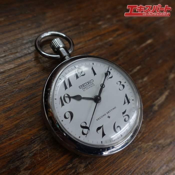 SEIKO セイコー プレシジョン 懐中時計 6110-0010 21石手巻 セコンド