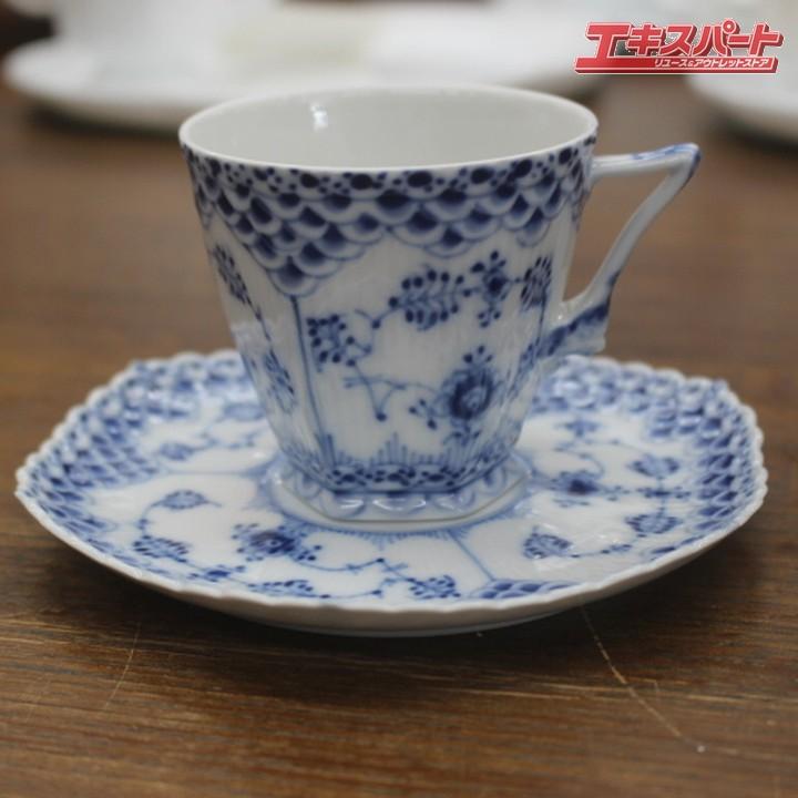 極美品 レア ロイヤルコペンハーゲン フルレース 顔つき カップ 