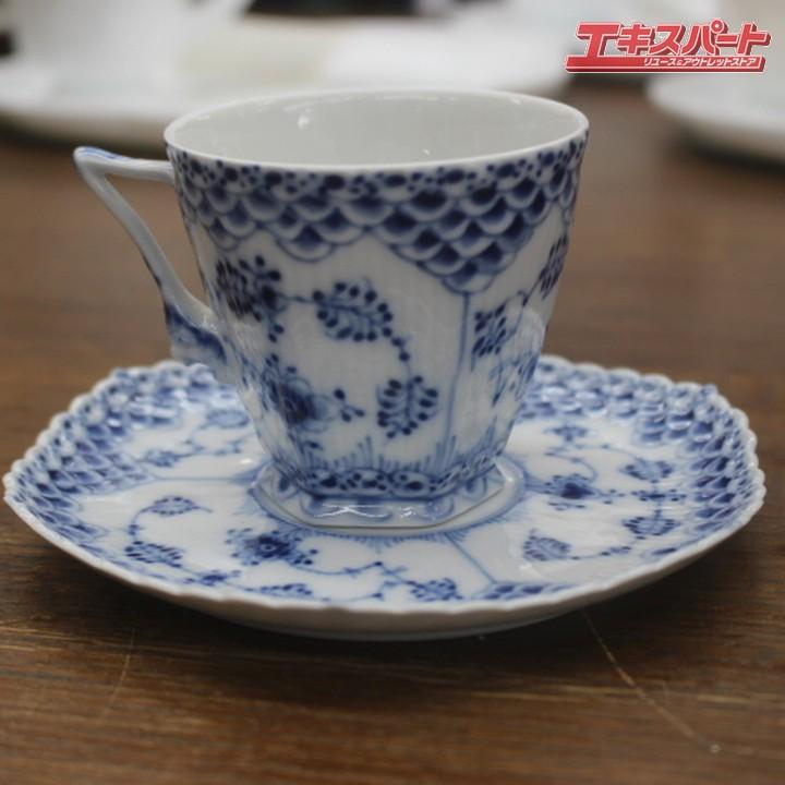 極美品 レア ロイヤルコペンハーゲン フルレース 顔つき カップ 